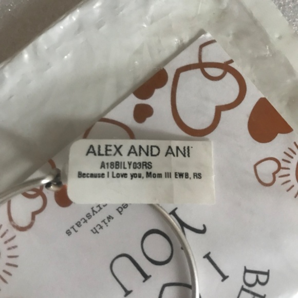 Alex and Ani Expandable Wire Bracelet Because I love you, Mom III - Picture 5 of 7